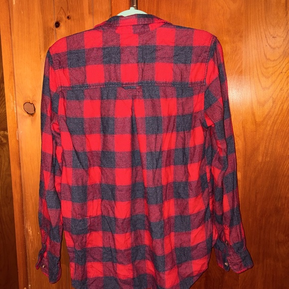 American Eagle Ahh-Mazingly Soft Boyfriend Fit Flannel | Plaid | Medium - Picture 5 of 9